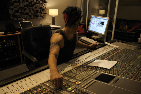 Klayton hard at work in his crazy studio while taking a break from styling his hair and flexing in the mirror. Klayton hard at work in his crazy studio while taking a break from styling his hair and flexing in the mirror.